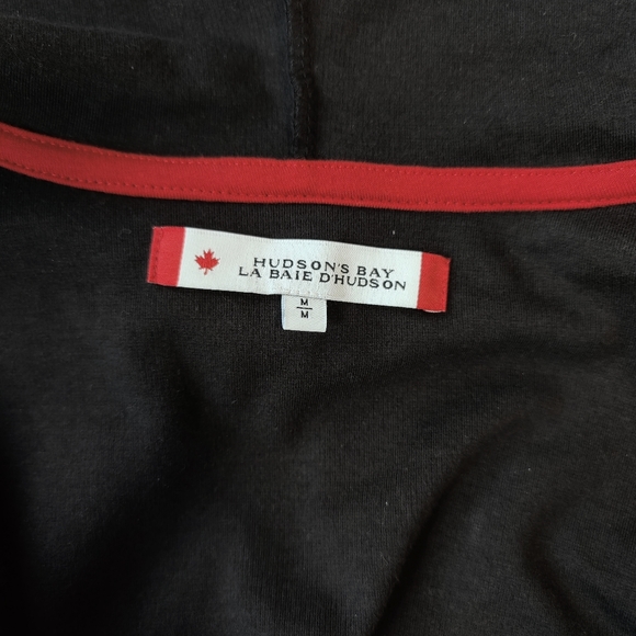 NWT Hudson's Bay Cotton Full Zip Hoodie - Picture 6 of 7